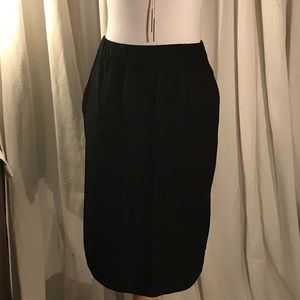LOFT Black Skirt